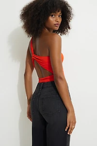 Single Shoulder Jersey Bodysuit