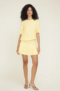 Knit Drop Waist Mini Skirt