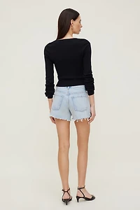 Cardigan à col rond Rebecca