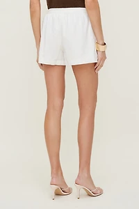 Linen High Rise Shorts