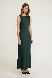 Nora Satin Maxi Slip Dress