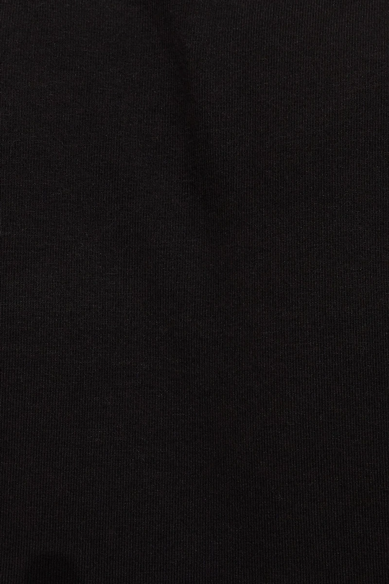 T-shirt écourté à col rond SuperSoft