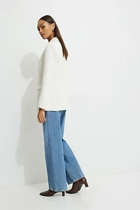 Straight Single Breasted Blazer