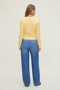 Cardigan à col rond Rebecca