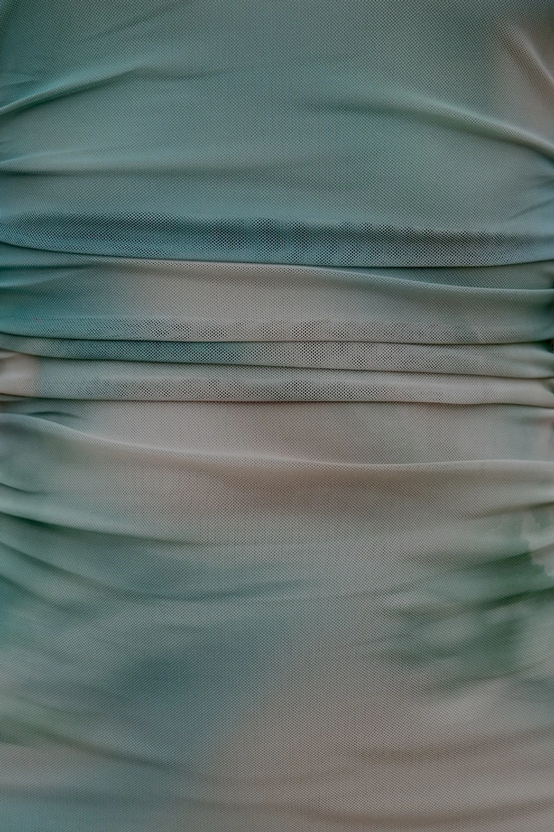 Robe maxi en maille à col licou Reia