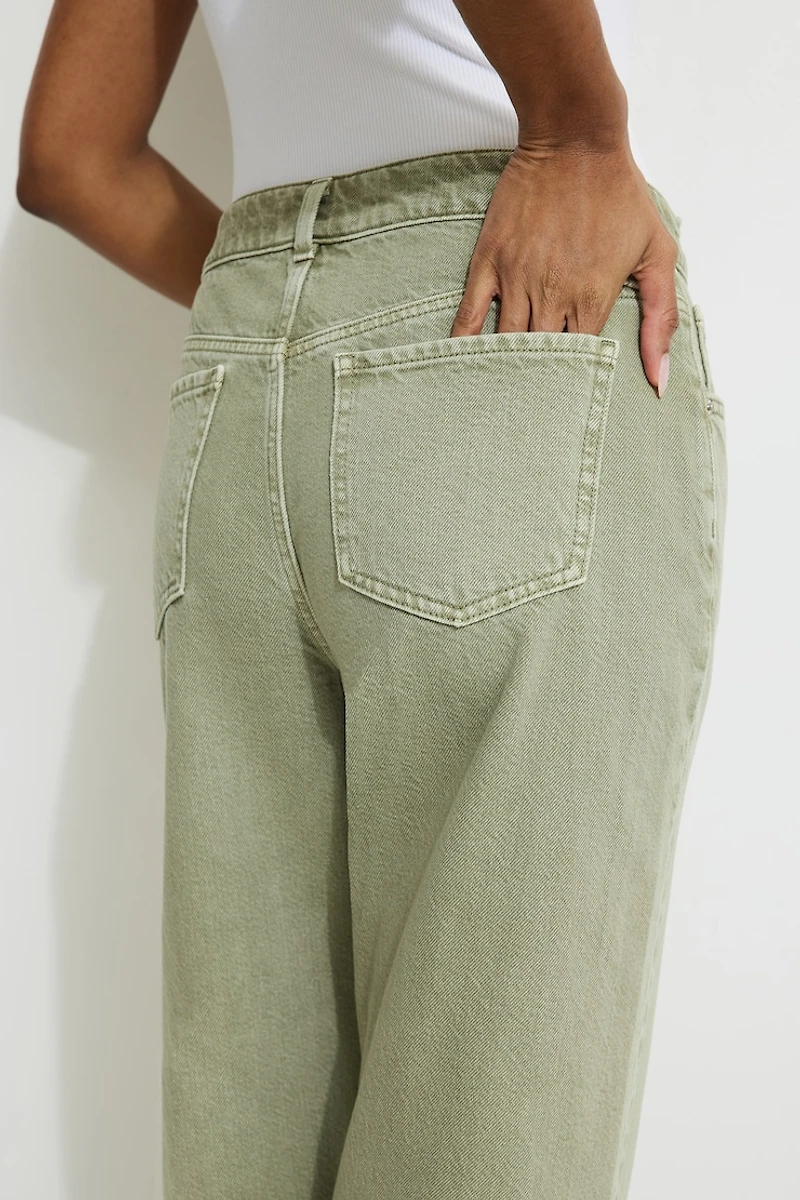 Mika Mid Rise Relaxed Straight Leg Jeans