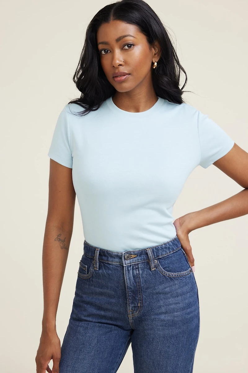 Emy Slim Cotton T Shirt