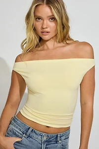 Clean Off Shoulder Top