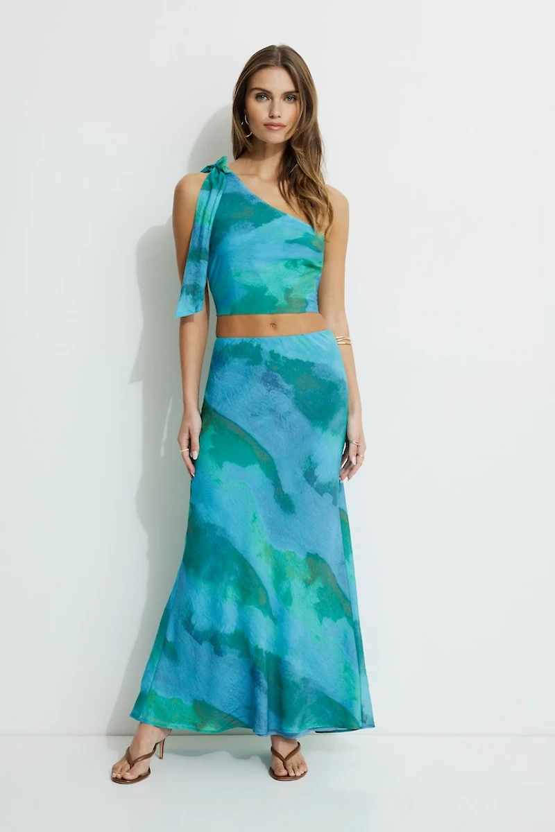 Camisole à épaule unique et boucle