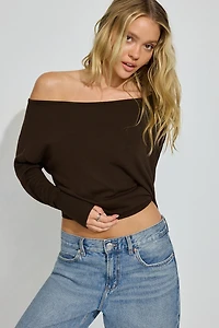 Rae Asymmetric Fine Sweater
