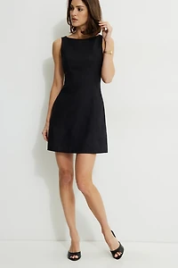 Audrie Linen Mini Dress