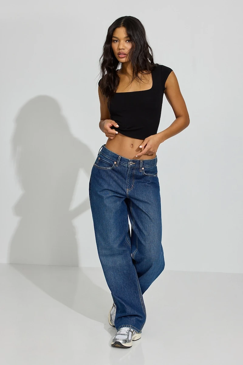 Portia Square Neckline Tee