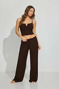 Mini Ribbed Sleep Pants