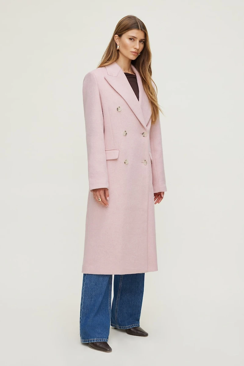 Oversized Double Breasted Wool Coat
