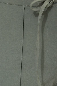 Pantalon à jambe large et cordon nouer