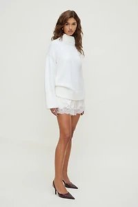 Lace Satin Shorts