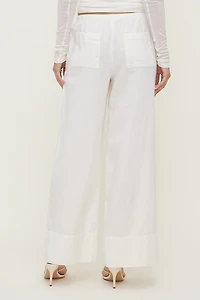 Leo Linen Wide Leg Pants