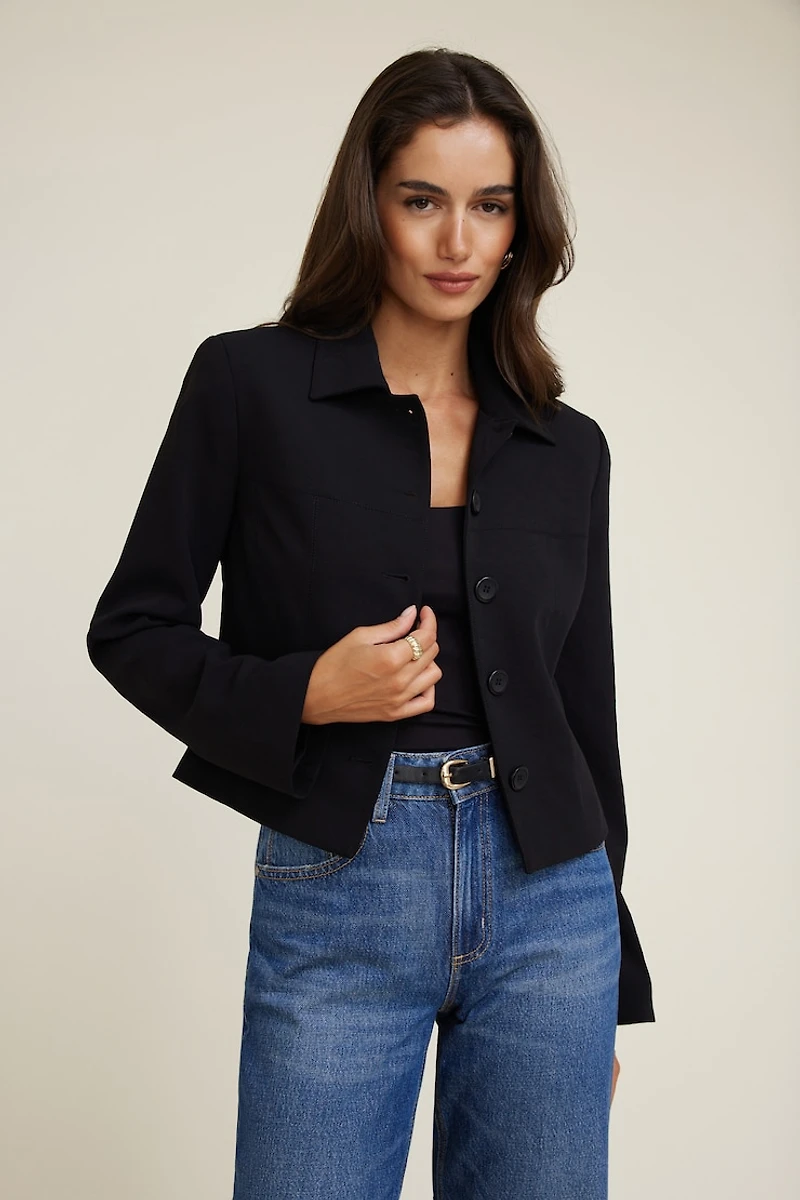 Veston court fluide Charlotte