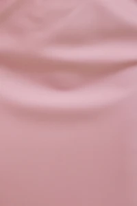 Jupe midi en satin Delila