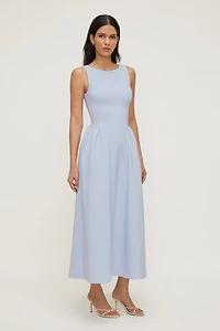 Iris Flared Ponte Maxi Dress