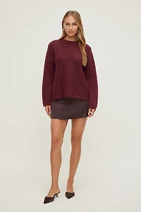 Premium Mohair Wide Sleeve Sweater