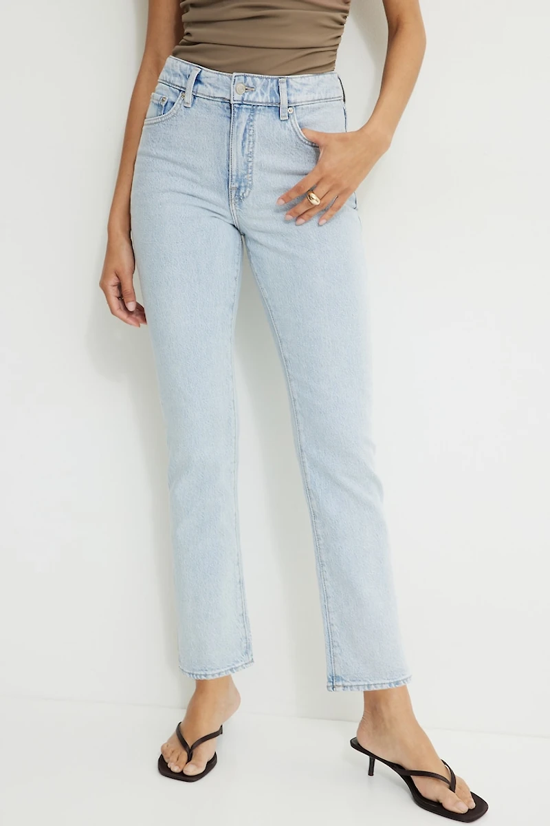 Frenchie High Rise Slim Leg Jeans