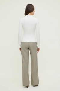 Mock Neck Long Sleeve Top