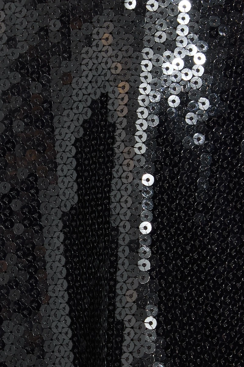 Sequin Apron Halter Top