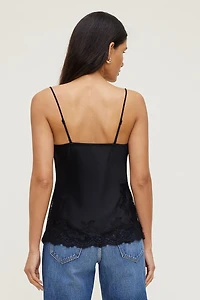 Madi Lace Satin Cami Top