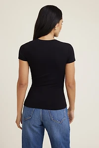 Fitted Jersey T Shirt