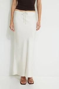 Cary Satin Slip Maxi Skirt