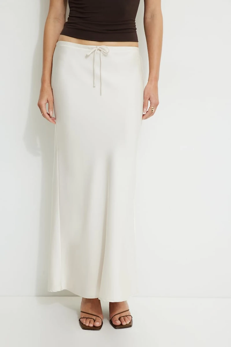 Cary Satin Slip Maxi Skirt