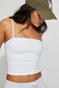 Sleek Straight Neck Cami Top