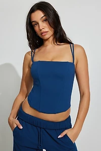 Seamed Ponte Bustier Top