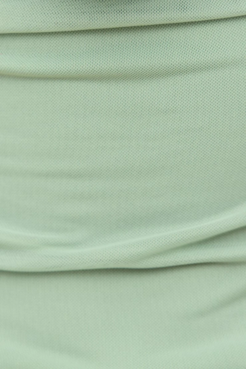 Haut licou en maille à col châle