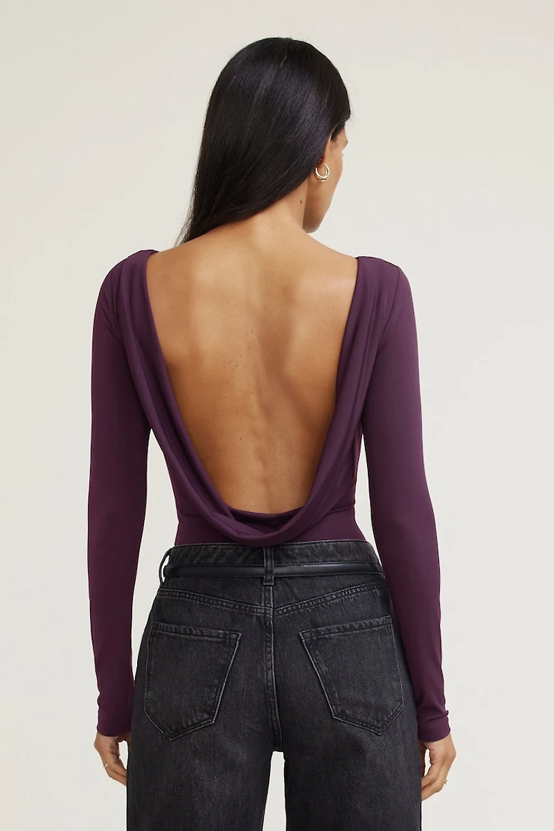 Sculpt Cowl Back Bodysuit