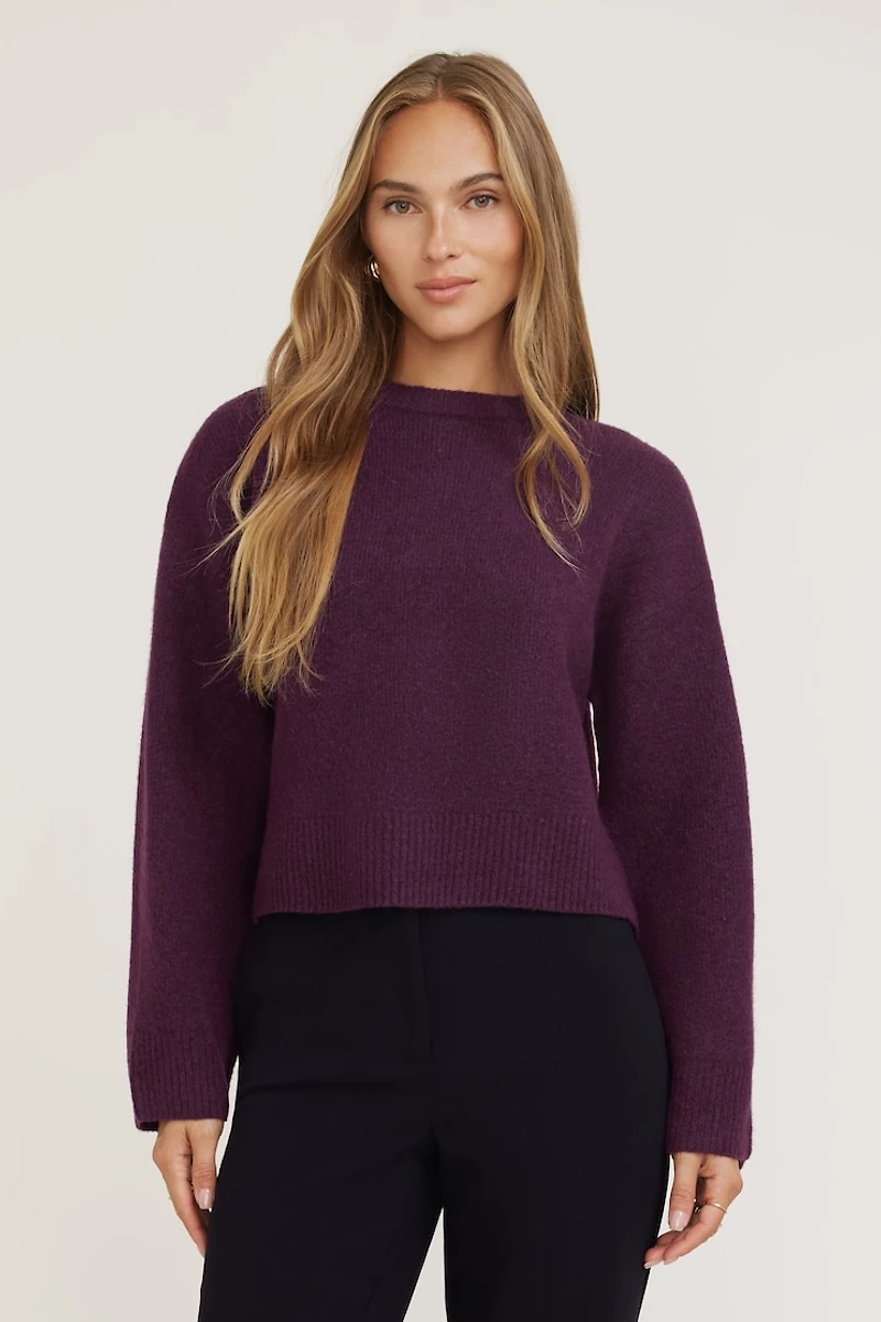 Jane Boxy Crewneck Sweater