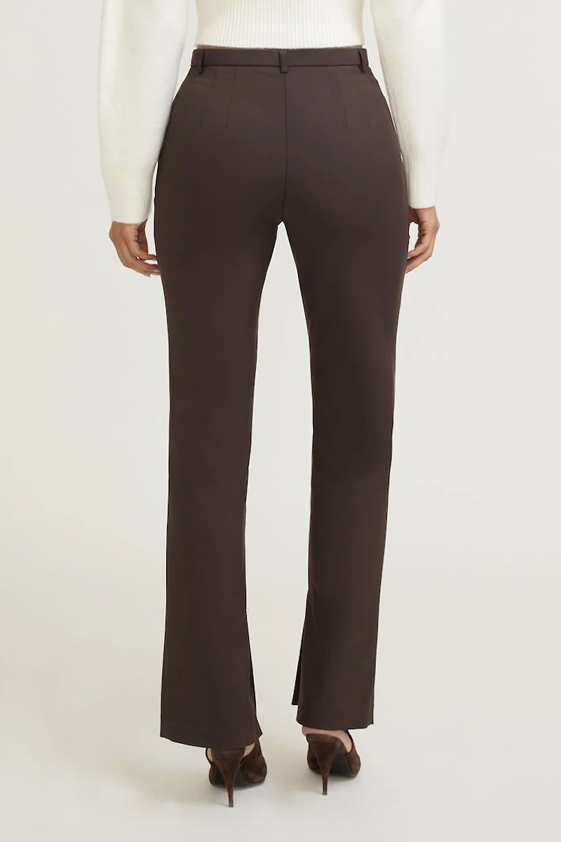 High Rise Slim Leg Pants