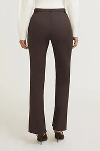 High Rise Slim Leg Pants