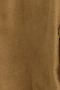 Blouson d’entraîneur en faux suède