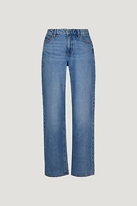 Mika Mid Rise Relaxed Straight Leg Jeans