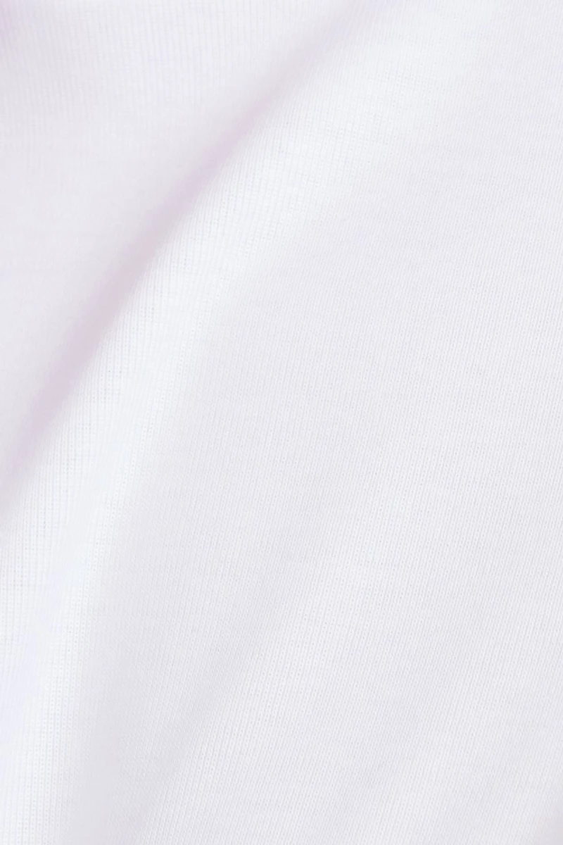 Boxy Cotton Long Sleeve T Shirt