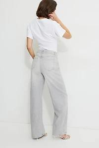 Jean ample Sydney à taille mi-haute