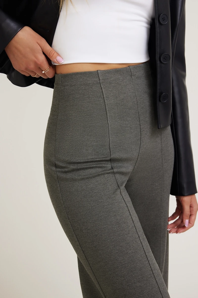 Wide Leg Ponte Pants