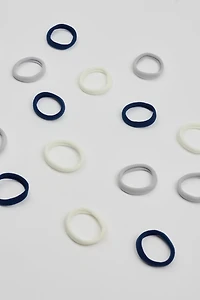 Ensemble de 18 élastiques à cheveux sans coutures