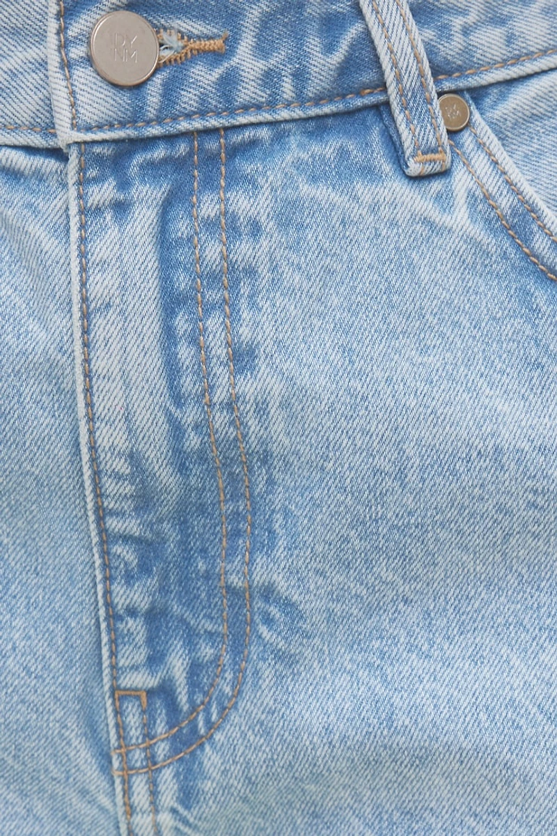 Jean ample à taille mi-haute et jambe large Rowan