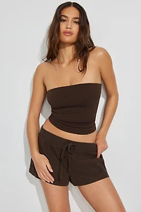 Linen Pull-On Shorts