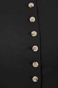 Round Neck Flyaway Vest