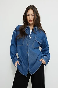 Oversized Tencel™ Denim Shirt