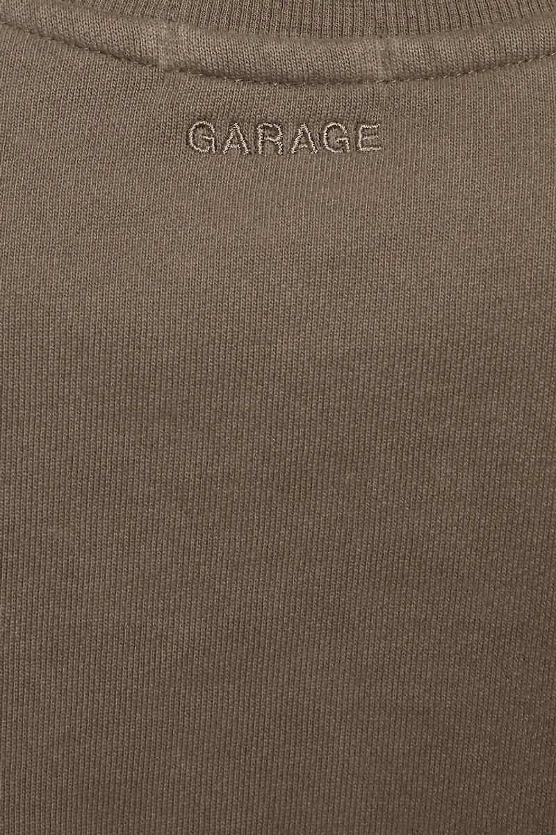 Sweatshirt volumineux à col rond en SoftTerry